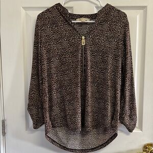 Michael Kors Leopard Print Women's Top